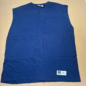 Russell Athletic Navy Pro Cotton Tee